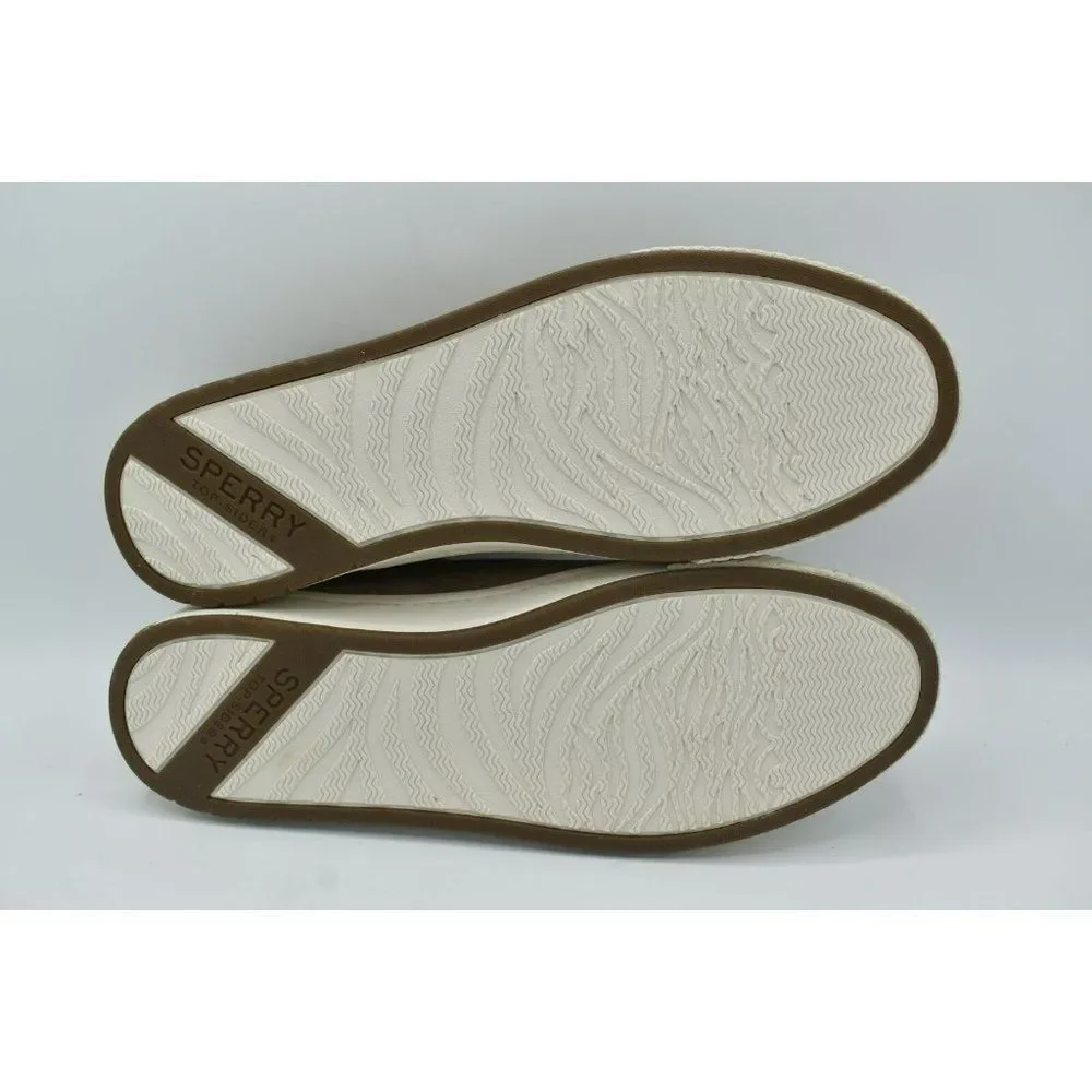 Sperry‎ Womens Size 8 Anchor Plushwave LTT Leather Beige Shoes STS86169 NO BOX